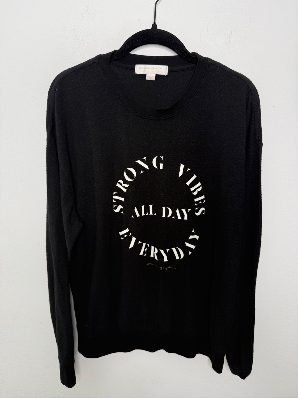 Spiritual Gangster Relaxed Savasana Black Pullover L - Picture 2 of 6
